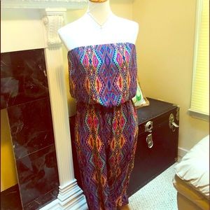 Colorful and bright Pull on Jumpsuit!